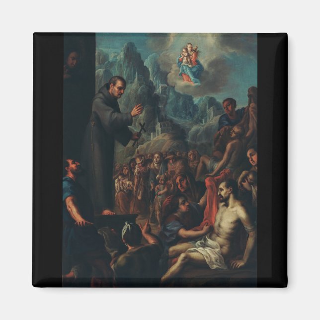 Die Wunder von Saint Salvador von Horta Magnet (Vorne)