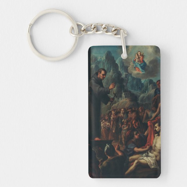Die Wunder von Saint Salvador von Horta Schlüsselanhänger (Vorderseite)