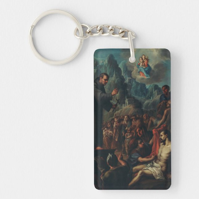 Die Wunder von Saint Salvador von Horta Schlüsselanhänger (Vorderseite)