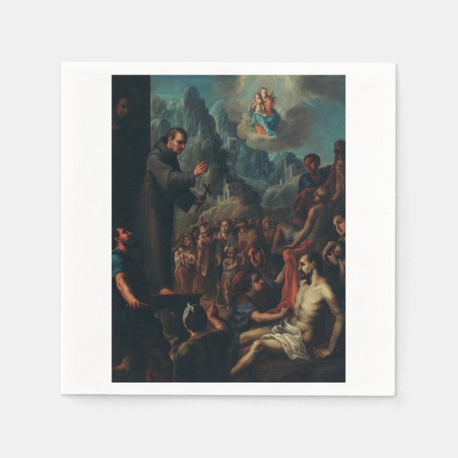 Die Wunder von Saint Salvador von Horta Serviette (Vorderseite)