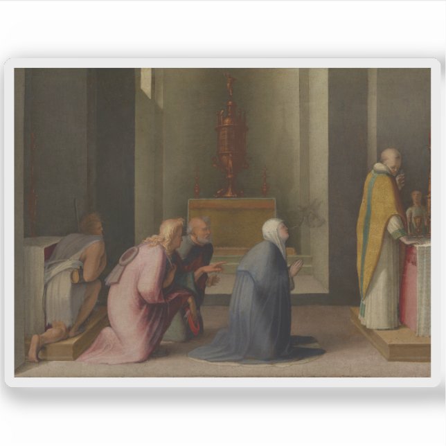 Die wunderbare Gemeinde St. Catherine von Siena Aufkleber (Vorderseite)