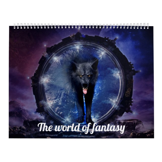 Die wunderbare Welt der Fantasie Kalender (Titelbild)