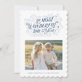 Die wunderbarste Hand Weihnachtskarte Feiertagskarte