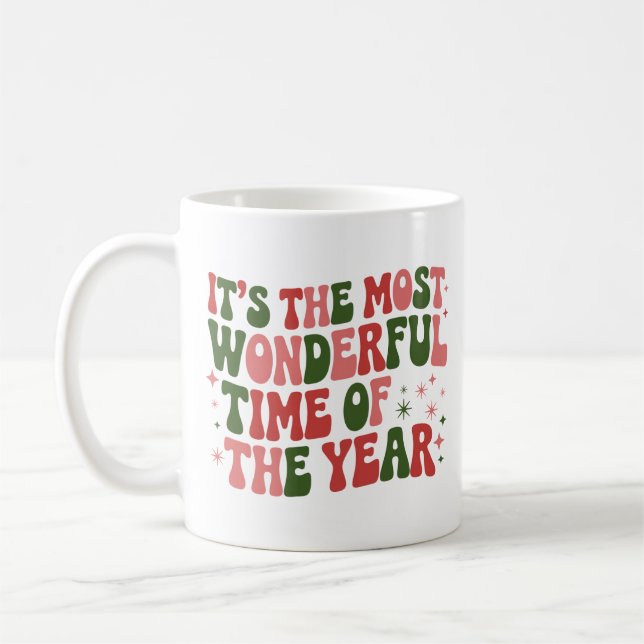 Die wunderbarste Weihnachtszeit Kaffeetasse (Links)