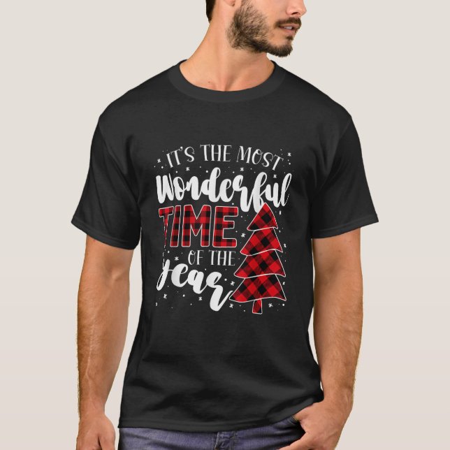 Die wunderbarste Weihnachtszeit T-Shirt (Vorderseite)