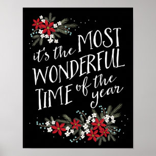 Die wunderbarste Zeit des Jahr-Weihnachten Poster