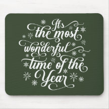 Die wunderbarste Zeit des Jahres | Mousepad