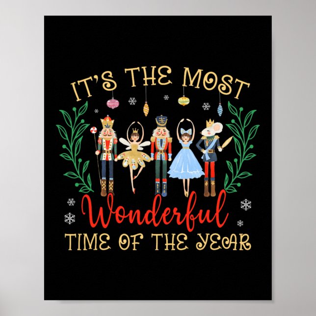 Die wunderbarste Zeit des Jahres Nutcracker Poster (Vorne)