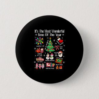 Die wunderbarste Zeit des Jahres Weihnachten Xmas Button