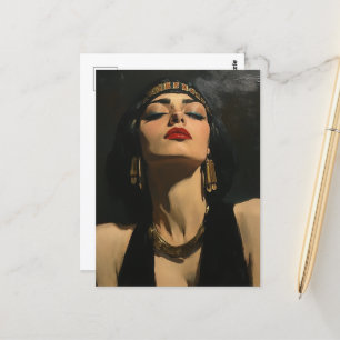 Die wunderschöne Kleopatra Postkarte