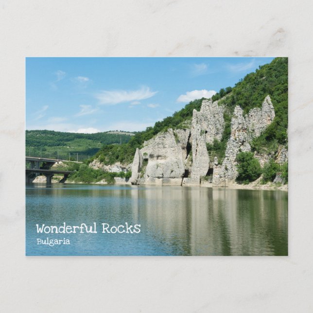 Die wunderschönen Felsen. Bulgarien Postkarte (Vorderseite)