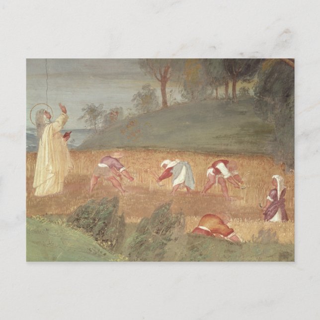 Die Wundertaten des Heiligen Geistes von Assisi Postkarte (Vorderseite)