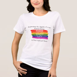 Die Würde jedes Menschen respektieren Stolz Tri-Blend Shirt