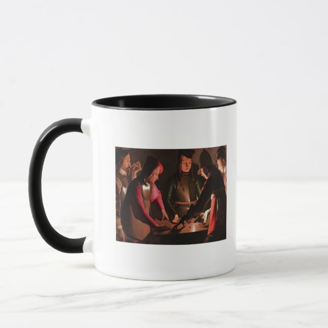 Die Würfel-Spieler Tasse (Links)