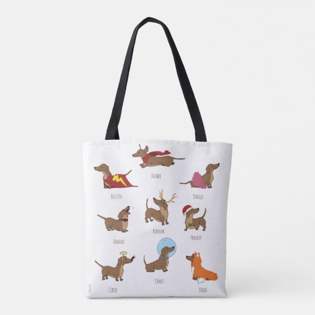 Die Wurstwaren des Weihnachtsmanns (ganz im Umlauf Tasche (Rückseite)