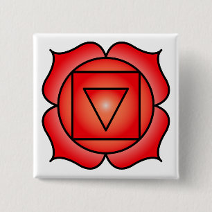 Die Wurzel Chakra Button
