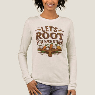 Die Wurzel des lassend für einander Tri-Blend Shirt