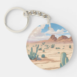Die Wüste Schlüsselanhänger