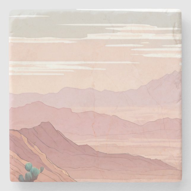 Die Wüste Steinuntersetzer (Vorderseite)