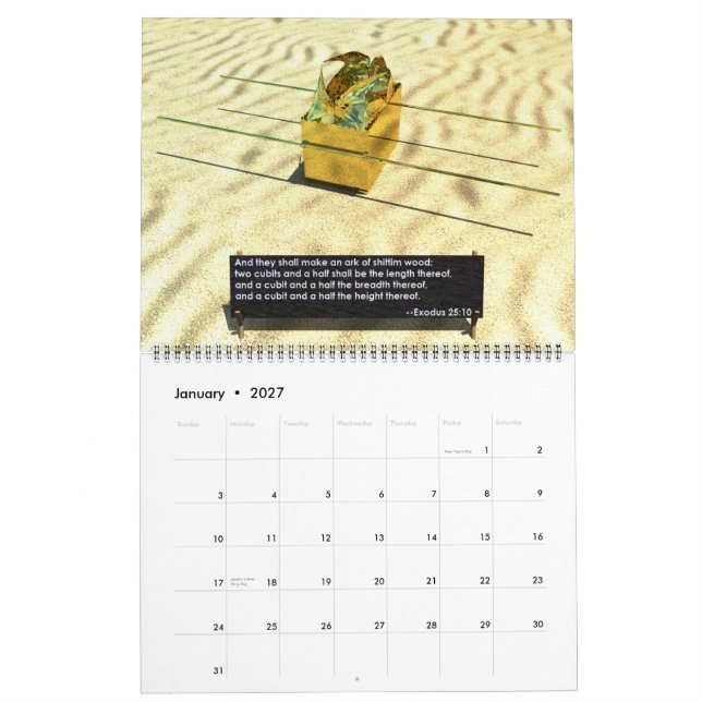 Die Wüste Tabernacle Kalender (Jan 2027)