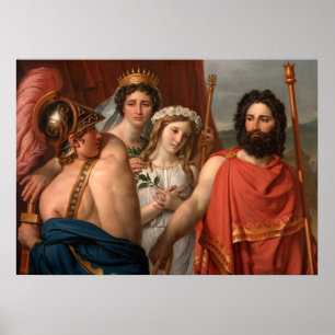 Die Wut der Achilles, 1819 Poster