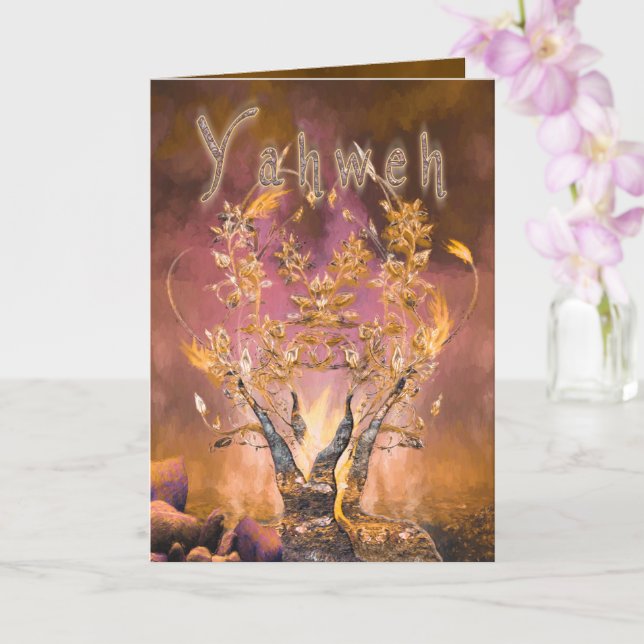Die "YAHWEH"-Karte von Bush, die brennt Karte (Orchidee)