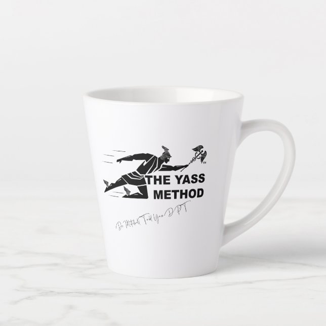 Die Yass-Methode signierte Latte Cup Milchtasse (Rechts)