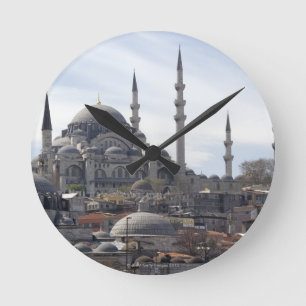 Die Yeni Moschee Runde Wanduhr