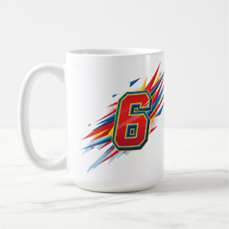"Die Zahl 6: Ein Symbol der Harmonie und Liebe" Kaffeetasse