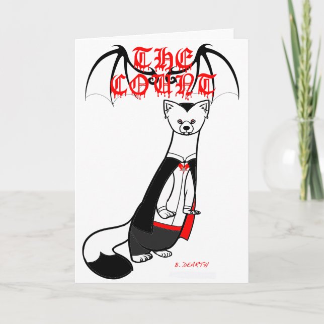 die Zählung Karte (Vorderseite)