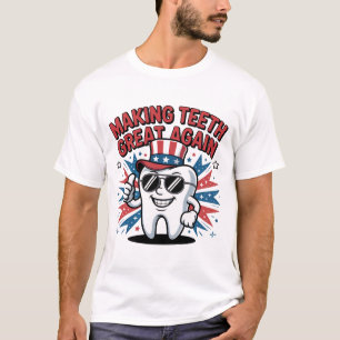 Die Zähne wieder groß 4. Juli Amerika USA T-Shirt