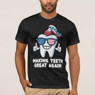 Die Zähne wieder groß 4. Juli amerikanisch T-Shirt