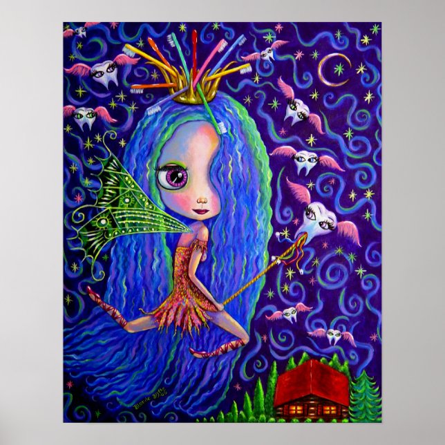 Die Zahnseide-Fairy Poster (Vorne)