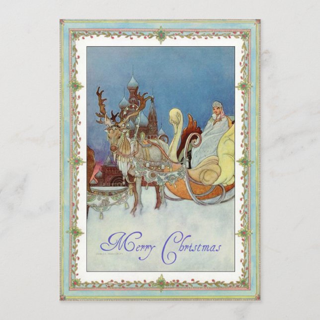 Die Zarina Feiertagskarte (Vorderseite)