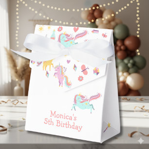 Die Zauberei Pastel Unicorn ist rund um den Geburt Geschenkschachtel