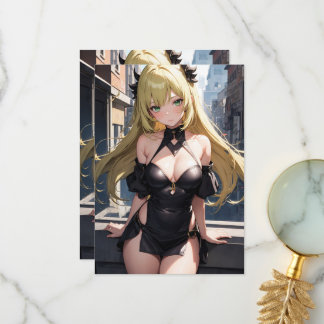 Die Zauberei um Mitternacht Dankeskarte