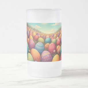 Die zauberhafte Osterland-Tasse der Mattierten Gla Mattglas Bierglas