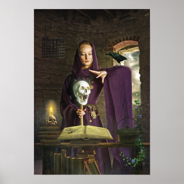 Die Zauberin, die ihren Zauber zaubert Poster (Vorne)