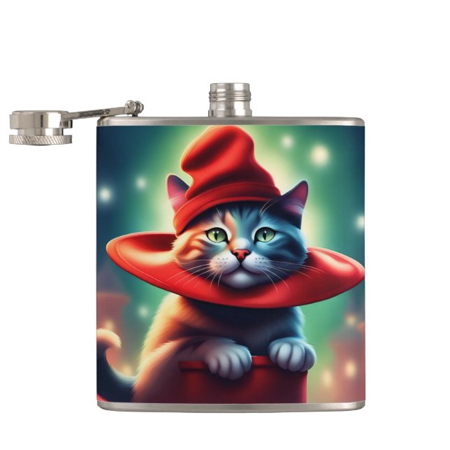 die Zauberkatze Flachmann (Geöffnet)