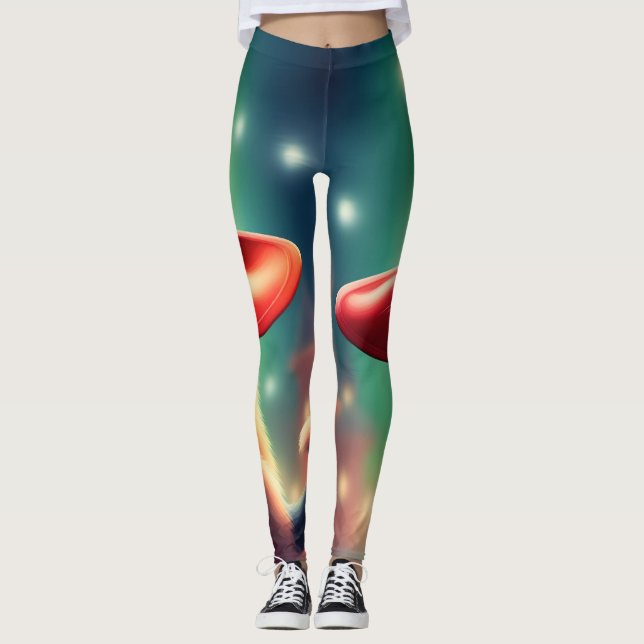 die Zauberkatze Leggings (Vorderseite)