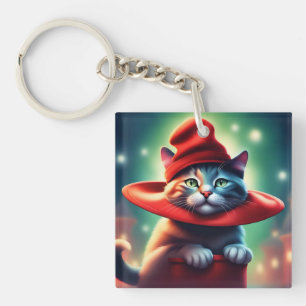 die Zauberkatze Schlüsselanhänger