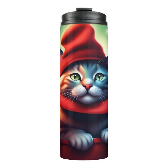 die Zauberkatze Thermosbecher (Vorderseite)