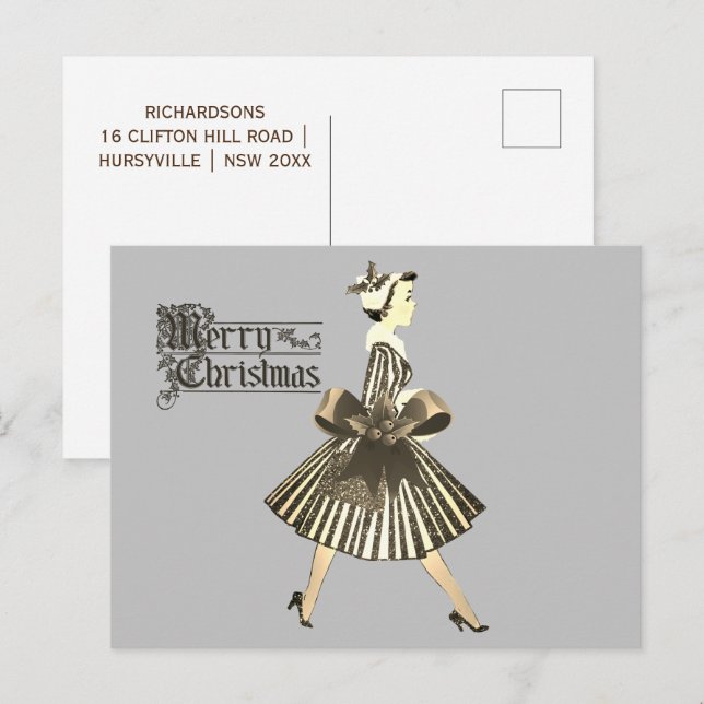 Die Zauberreise-Postkarte Feiertagspostkarte (Vorne/Hinten)