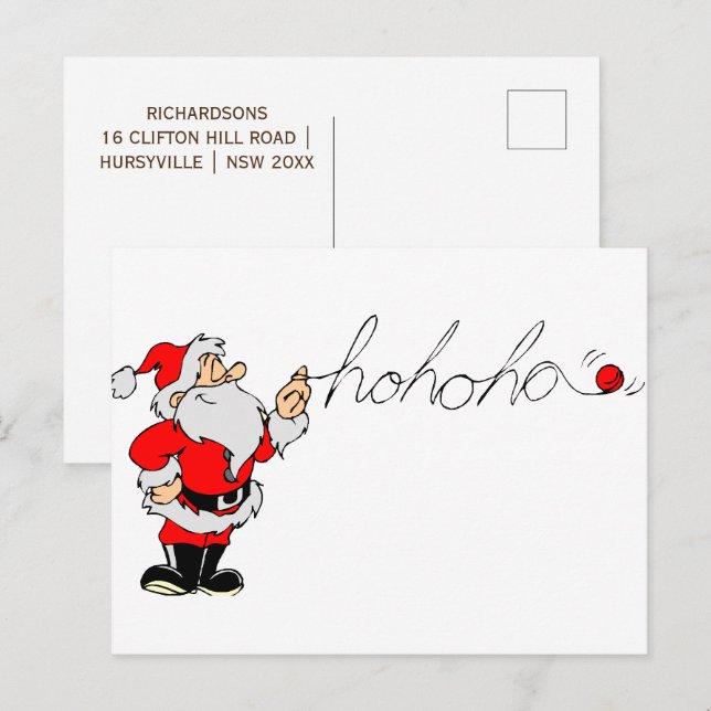 Die Zauberreise-Postkarte Feiertagspostkarte (Vorne/Hinten)