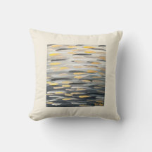 Die Zebra-Pinselstriche in Cream-Throw-Kissen
