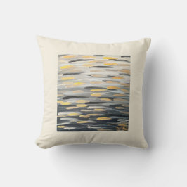 Die Zebra-Pinselstriche in Cream-Throw-Kissen Kissen