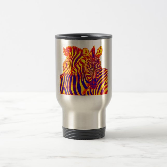 DIE ZEBRA-STARREN REISEBECHER (Mittel)