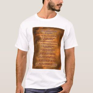 Die zehn Commdments von Euchre T-Shirt