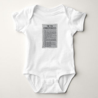 Die zehn Gebote Bibel Unisex Baby Strampler