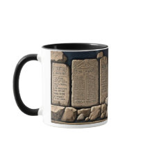Die zehn Gebote - Kaffeepause-Tasse